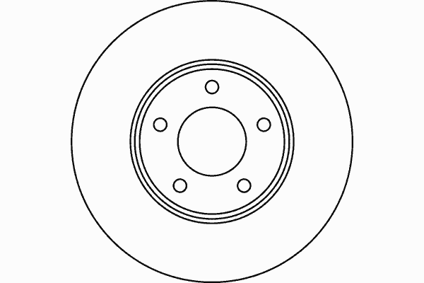 Тормозной диск TEXTAR 92109403