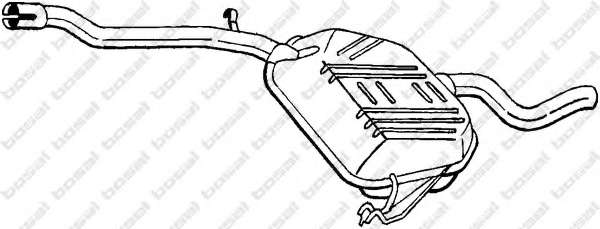 Глушитель выхлопных газов конечный