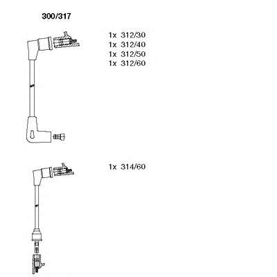 Комплект проводов зажигания