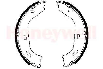 Комплект тормозных колодок, стояночная тормозная система