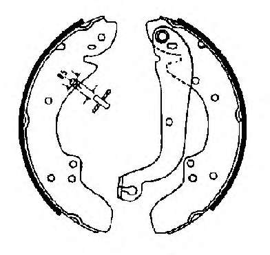 Комплект тормозных колодок