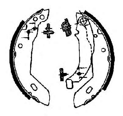 Комплект тормозных колодок