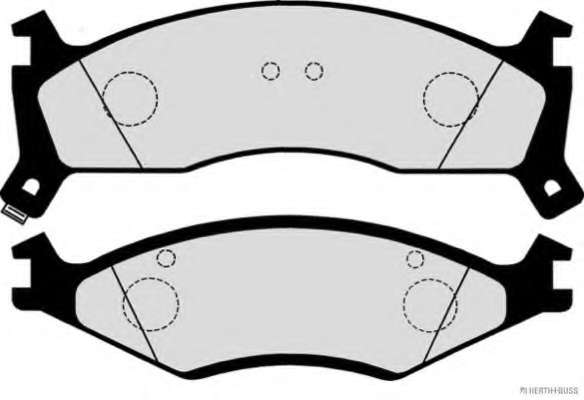 Комплект тормозных колодок, дисковый тормоз
