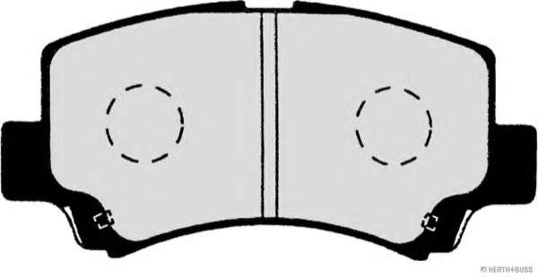 Комплект тормозных колодок, дисковый тормоз