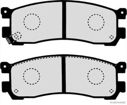 Комплект тормозных колодок, дисковый тормоз