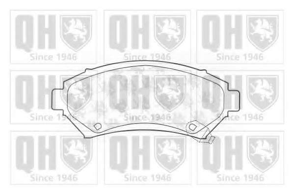 Комплект тормозных колодок, дисковый тормоз