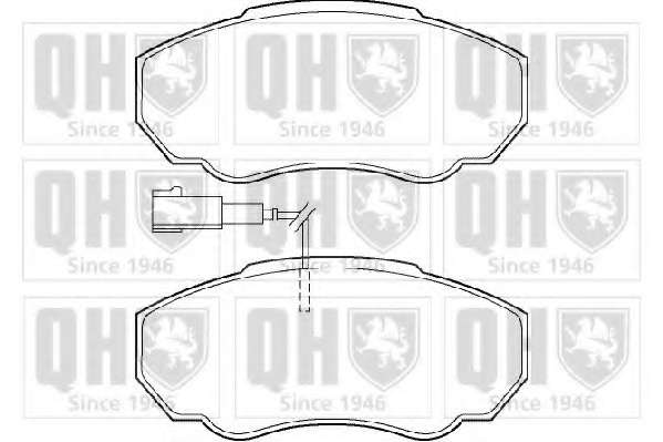 Комплект тормозных колодок, дисковый тормоз