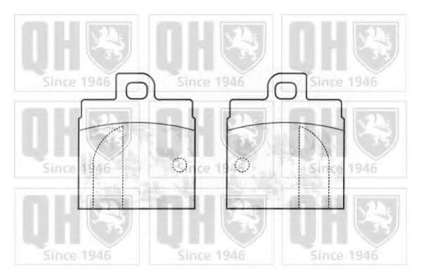 Комплект тормозных колодок, дисковый тормоз