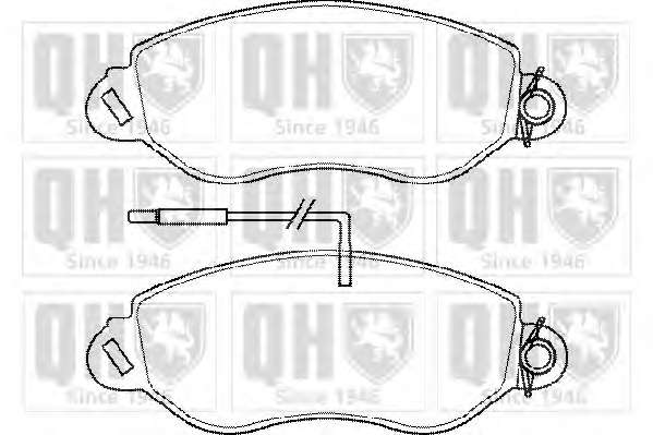 Комплект тормозных колодок, дисковый тормоз