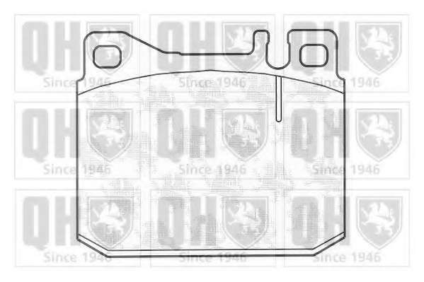 Комплект тормозных колодок, дисковый тормоз