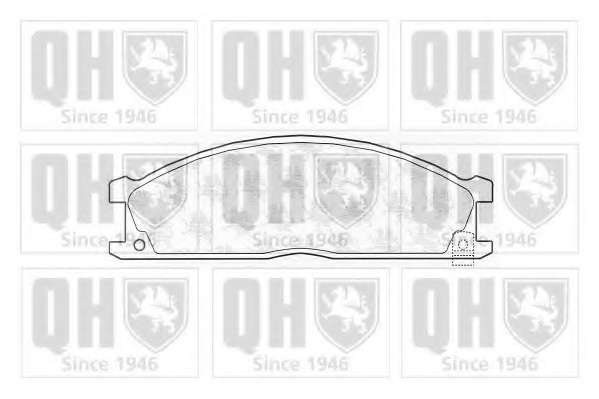 Комплект тормозных колодок, дисковый тормоз