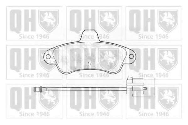 Комплект тормозных колодок, дисковый тормоз