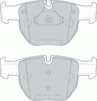 Комплект тормозных колодок, дисковый тормоз