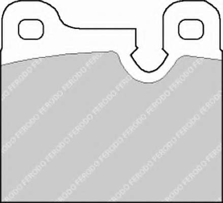 Комплект тормозных колодок, дисковый тормоз