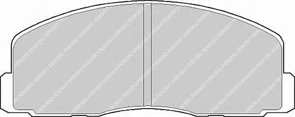 Комплект тормозных колодок, дисковый тормоз