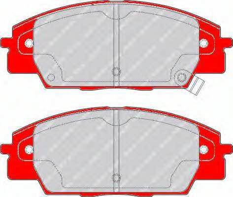 Комплект тормозных колодок, дисковый тормоз