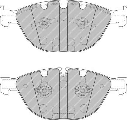 Комплект тормозных колодок, дисковый тормоз