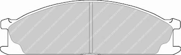 Комплект тормозных колодок, дисковый тормоз