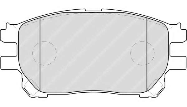 Комплект тормозных колодок, дисковый тормоз