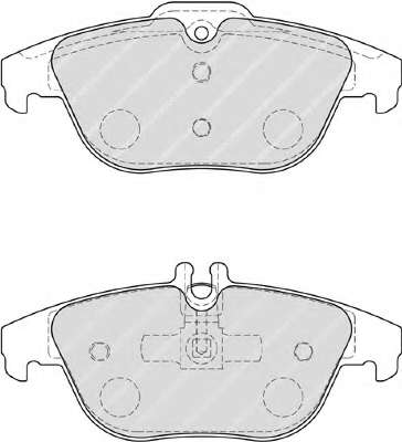Комплект тормозных колодок, дисковый тормоз