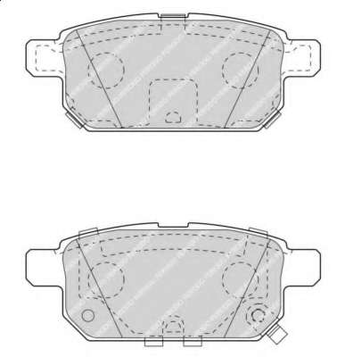 Комплект тормозных колодок, дисковый тормоз