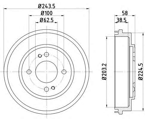 Тормозной барабан