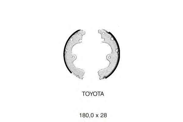 Комплект тормозных колодок