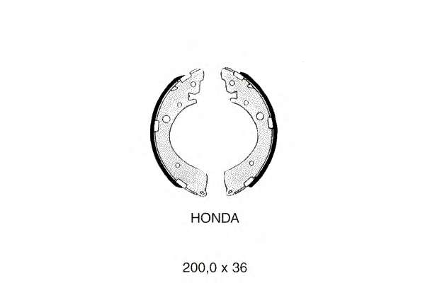 Комплект тормозных колодок