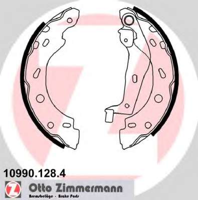 Комплект тормозных колодок ZIMMERMANN 10990.128.4