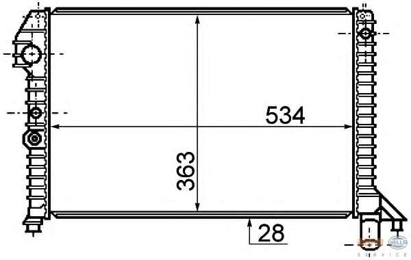 Радиатор, охлаждение двигателя