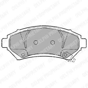 Комплект тормозных колодок, дисковый тормоз