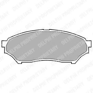Комплект тормозных колодок, дисковый тормоз