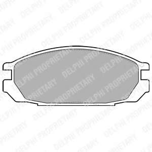 Комплект тормозных колодок, дисковый тормоз