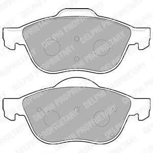 Комплект тормозных колодок, дисковый тормоз
