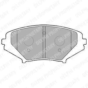 Комплект тормозных колодок, дисковый тормоз