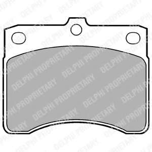 Комплект тормозных колодок, дисковый тормоз