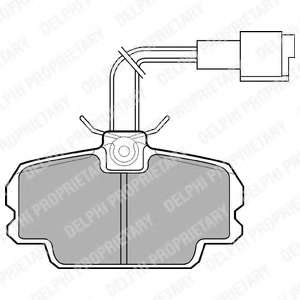 Комплект тормозных колодок, дисковый тормоз