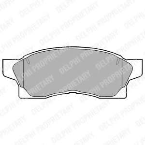 Комплект тормозных колодок, дисковый тормоз