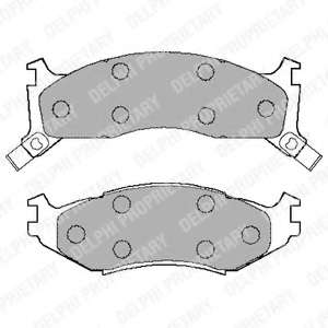 Комплект тормозных колодок, дисковый тормоз