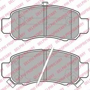 Комплект тормозных колодок, дисковый тормоз