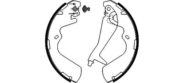 Комплект тормозных колодок