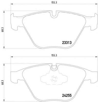 Комплект тормозных колодок, дисковый тормоз
