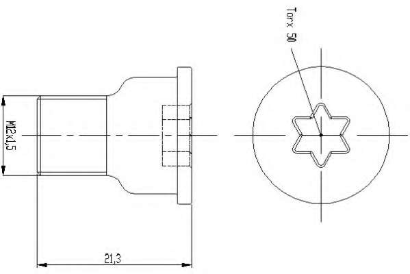 Болт, диск тормозного механизма