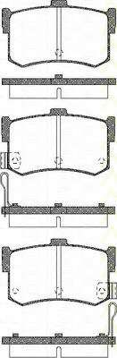 Комплект тормозных колодок, дисковый тормоз