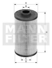 Масляный фильтр MANN-FILTER HU 711/6 Z