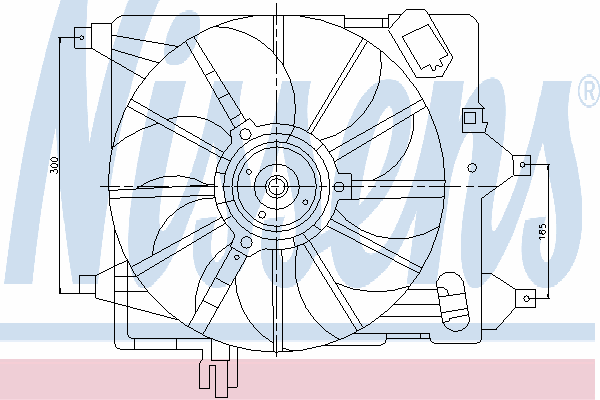 Вентилятор, охлаждение двигателя