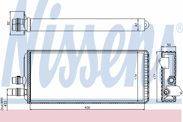 Теплообменник, отопление салона