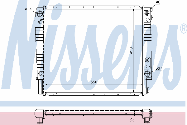 Радиатор, охлаждение двигателя