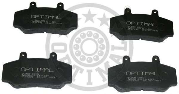 Комплект тормозных колодок, дисковый тормоз