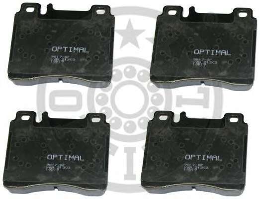 Комплект тормозных колодок, дисковый тормоз